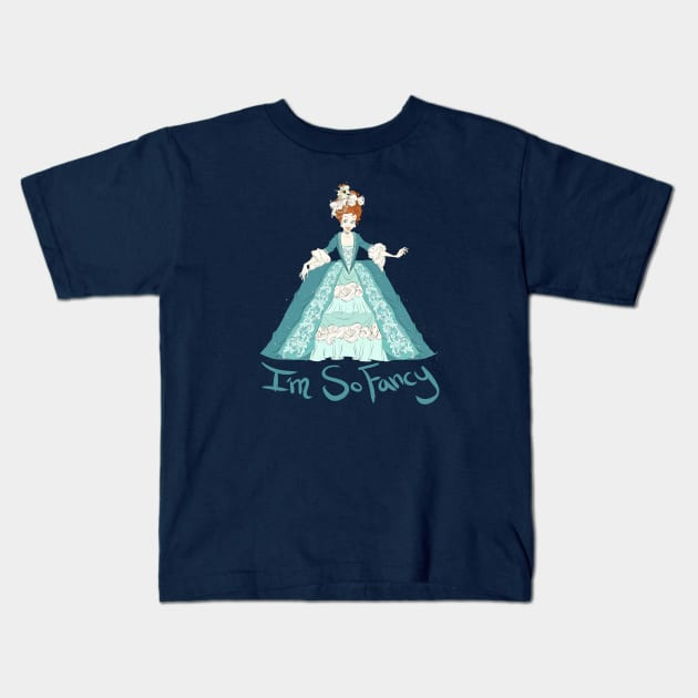 I'm So Fancy Kids T-Shirt by Drea D. Illustrations